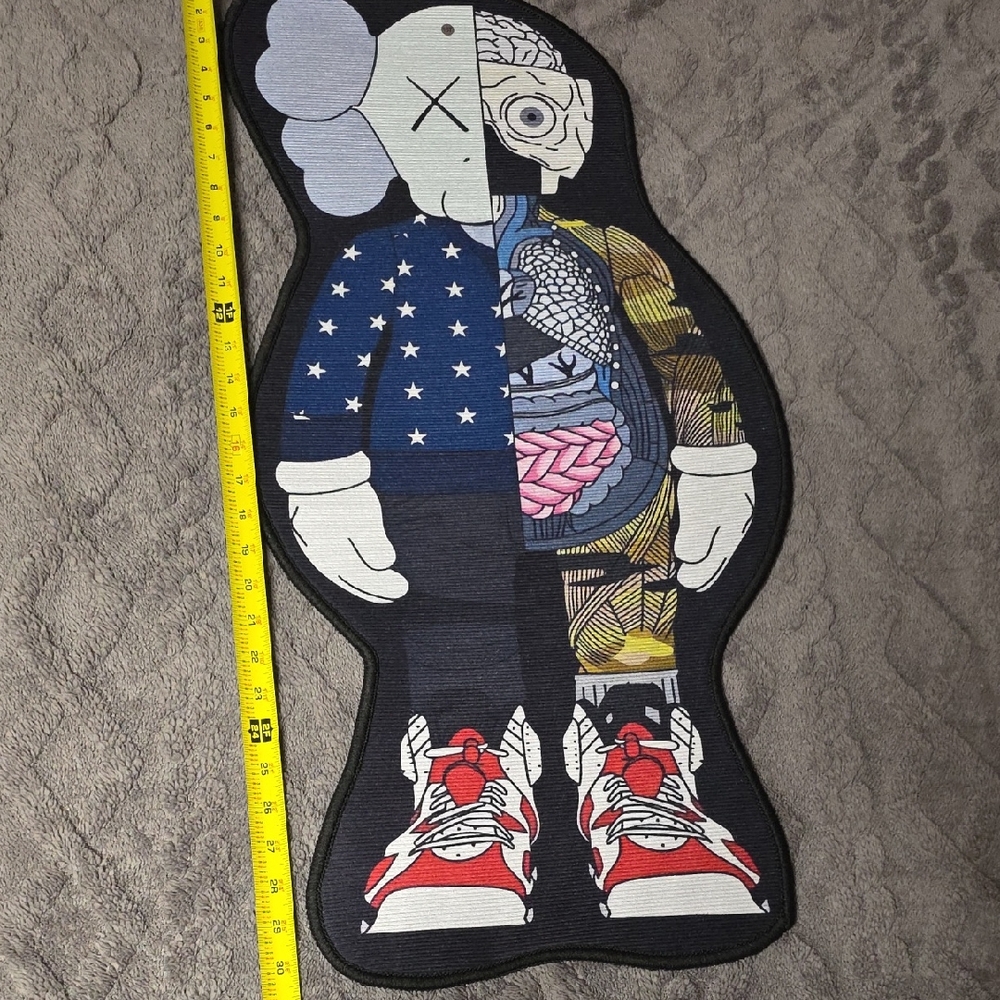 Colorful Character Shaped Rug